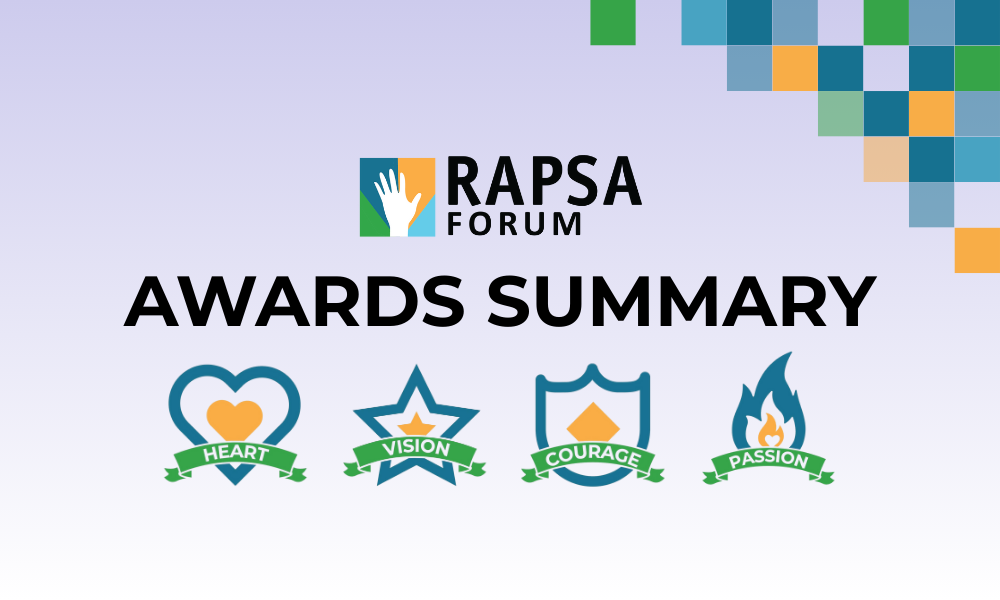 The RAPSA Forum Award Winners