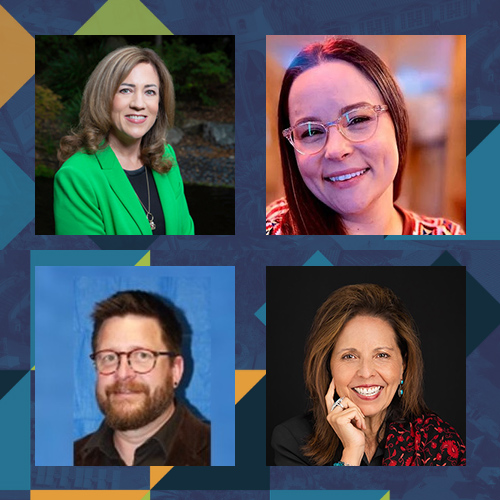 headshots of 4 keynote speakers